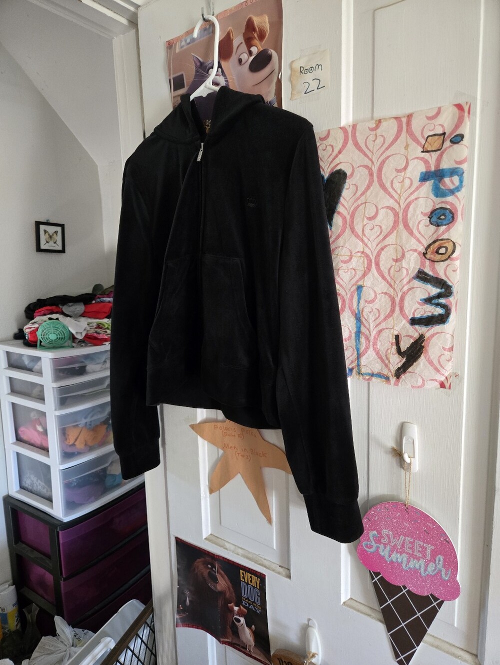 Black Juicy Couture Hooded Jacket